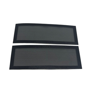 Custom Speaker Grille <b>Plastic</b> <b>Mesh</b> Cover For Audio Equipment With Adhesive Backing - Product Image 4
