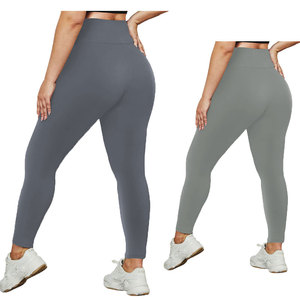 <span class=keywords><strong>Pantaloni</strong></span> sportivi Super elasticizzati da <span class=keywords><strong>donna</strong></span> a vita alta Plus Size Leggings-1XL-5XL <span class=keywords><strong>Slim</strong></span> <span class=keywords><strong>Fit</strong></span> traspiranti che assorbono il sudore - Product Image 3
