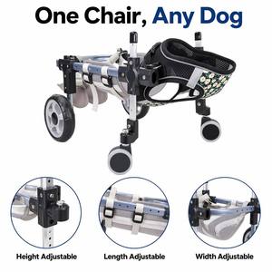 <span class=keywords><strong>Chariot</strong></span> pliable et réglable <span class=keywords><strong>pour</strong></span> animaux de compagnie EUR VET à 2 roues / Fauteuil roulant <span class=keywords><strong>pour</strong></span> chiens à pattes arrière - Écologique, capacité 20 kg, <span class=keywords><strong>pour</strong></span> chiens à pattes arrière handicapées - Product Image 4