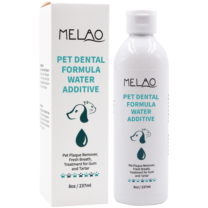 Additif pour eau, formule dentaire pour animaux de compagnie