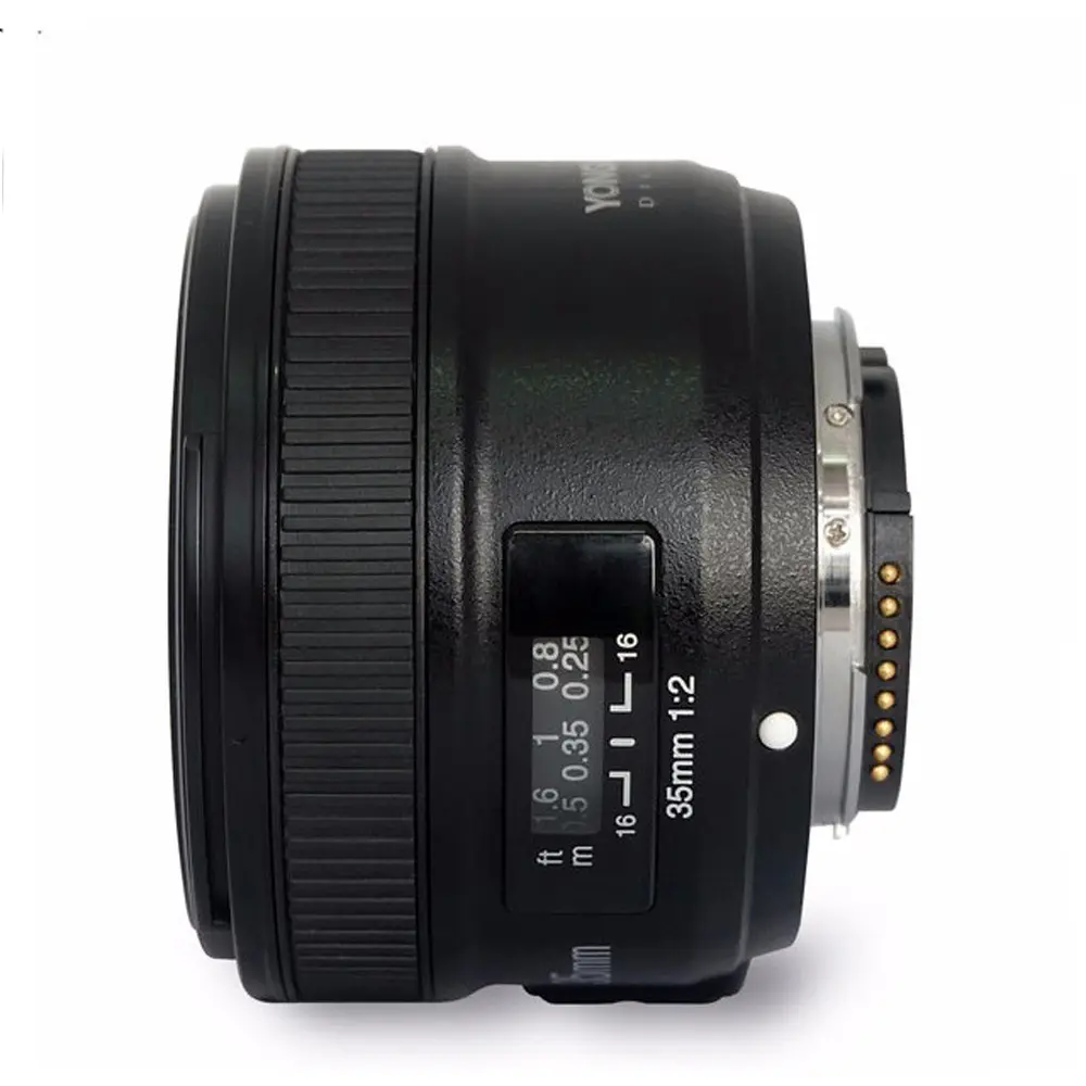 Yongnuo 35Mm F2 Camera Lens Voor Canon YN35MM F2.0 Lenzen Af Mf Groothoek Lens Voor Canon
