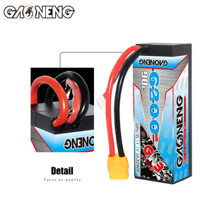 Batterie LiPo RC GNB GAONENG 6200MAH 3S 11.1V 90C 180C XT90 avec câble et boîtier rigide pour voiture RC 1/8 1/10 - Product Image 4