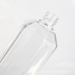 Personalizado 700ml 750ml Hexagon Vodka Botella de vidrio trenzado Vodka 750ml Botella de vidrio de licor de fondo grueso - Product Image 1