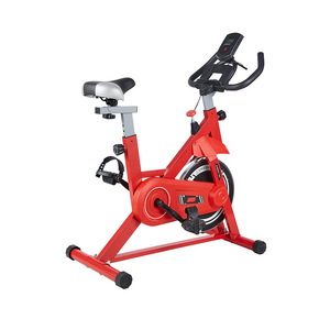 Bicicleta estática vertical deportiva con ventilador, resistencia ajustable y asiento para entrenamiento físico en casa. - Product Image 3
