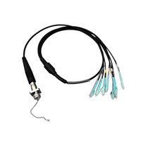 Câble de fibre optique blindé extérieur IP68 étanche ODC MPO femelle vers LC/UPC 8 fibres OM3 pour station de base 5G FTTA