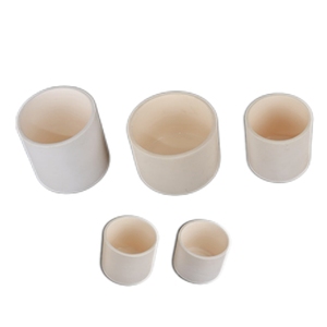 Crisol de cerámica de alúmina 99% crisol de corindón de alta densidad resistente a golpes térmicos para fundición de acero Procesamiento de Metal fundido - Product Image 4