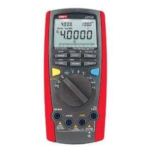 UNI-T UT71D 40000 เครื่องบันทึกข้อมูลดิจิตอลมัลติมิเตอร์สำหรับใช้ในอุตสาหกรรมตัวบ่งชี้แบตเตอรี่ต่ำ 400mV-1000V แรงดันไฟฟ้า 400uA-10A - Product Image 3