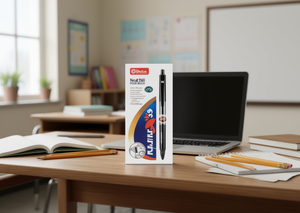 Dustex Neatfill Gel Pen 0.5mm Black Ink Office School Writing Supply - Product Image 2