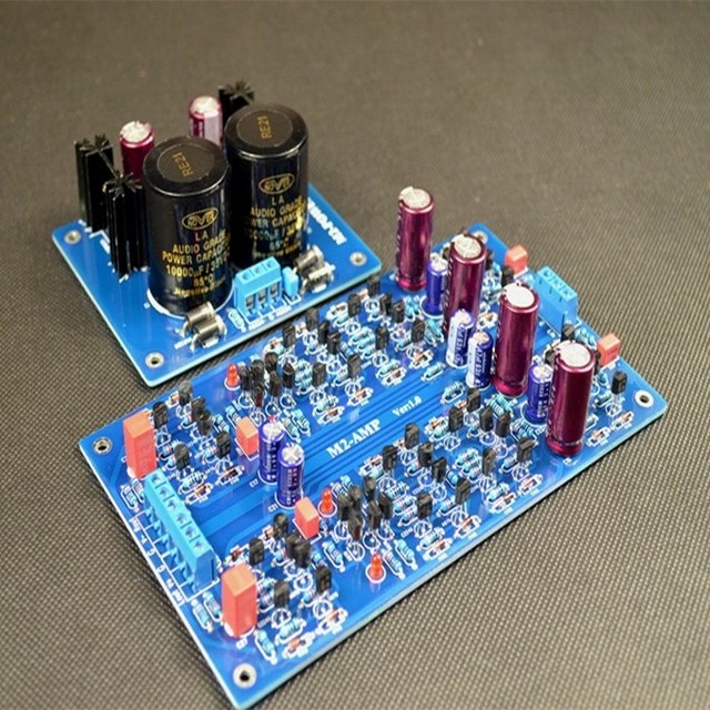 M2-AMP enthusiast preamplifier finished board  LM3886 amplifier board