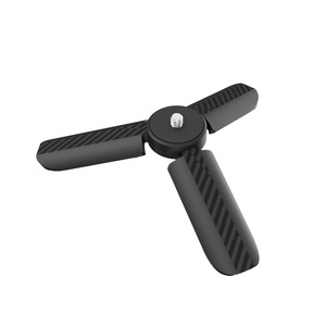 Mini Tripod <b>For</b> Phone <b>Stabilizer</b> And Action <b>Camera</b> Portable Lightweight Plastic Support With Flip Lock One Section Legs - Product Image 2