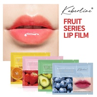 Patchs de soin des lèvres nourrissant l'humidité Fruits Essence Patchs de soin des lèvres vitamine C Masque pour les lèvres Nourrissant Humidité Fruits Essence