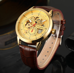 Relojes de pulsera clásicos de moda para hombres, estudiantes y niños, con punteros mecánicos, de la marca DFG19, para promoción de ventas al por mayor en oficinas y negocios. - Product Image 5