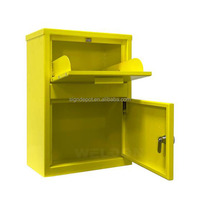 Boîte aux lettres murale sécurisée en métal avec revêtement en poudre imperméable, petite boîte à colis antivol, boîte aux lettres personnalisée