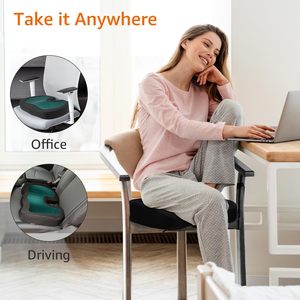 <span class=keywords><strong>Coussin</strong></span> de siège <span class=keywords><strong>ergonomique</strong></span> en mousse à mémoire de forme, <span class=keywords><strong>coussin</strong></span> rafraîchissant respirant en <span class=keywords><strong>bambou</strong></span> avec tissu personnalisé pour une utilisation prolongée - Product Image 5