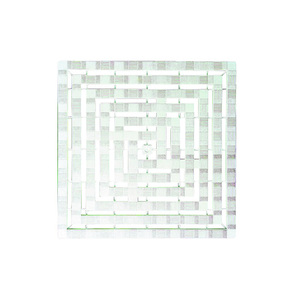 Receveur de douche carré moderne 60x60cm en acrylique, céramique, pierre artificielle ou marbre - pour salle de bain ou hôtel - Product Image 1