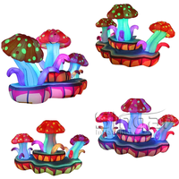 Grand champignon gonflable lumineux de 8 m pour extérieur, personnalisé, pour festivals de musique, accessoires de décoration, modèle de champignon gonflable LED de grande taille