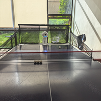 Robot lanceur de balles de tennis de table automatique à fixation par pince, machine d'entraînement individuel intelligente pour la pratique en intérieur