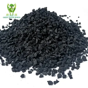 Black SBR Rubber Crumb EPDM Rubber Granule for Football Soccer basketball playground Field