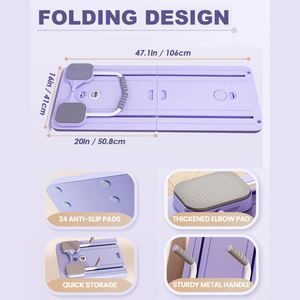 Máquina de Ejercicio Multifuncional para el Hogar, Plegable, Ligera, 5 kg, Unisex, para Abdominales, Gimnasio, Ejercicio, Pilates, Tabla de PP - Product Image 5