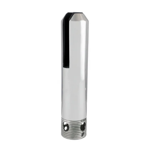 Support de clôture en acier inoxydable marin brillant à double creux <span class=keywords><strong>avec</strong></span> verre encastré, résistant à la brume salée, pour montage sur terrasse de villa de bord de mer ou <span class=keywords><strong>piscine</strong></span> - Product Image 1