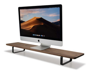 Supporto per Monitor in Legno di Noce Personalizzato con Ripiano Estensibile <span class=keywords><strong>e</strong></span> Capacità di Carico di 7kg, <span class=keywords><strong>Scrivania</strong></span> per Laptop di Origine Cinese - Product Image 5