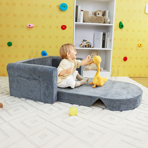 Divano Pieghevole a Tre Strati per Bambini, Sedia, Sgabello, Poltrona Reclinabile, Divano Letto in Spugna e Sedia per Pisolino - Product Image 2