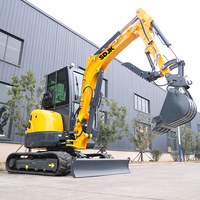 Envío Gratis, Mini Excavadora de 3.5 Toneladas, CE EPA EURO5, Mini Excavadora Pequeña, Micro Excavadora en Venta, Mini Excavadora China