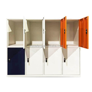 Armarios Metálicos Industriales al por Mayor para Escuelas, Armario de Almacenamiento de Acero de 8 Puertas con Cerradura de Combinación y Ventilación para Documentos - Product Image 2