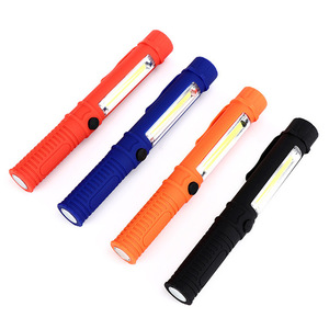 <b>LED</b> Portable Plastic Flashlight COB Side <b>Light</b> Magnetic <b>Work</b> Lamp Outdoor Camping Lamp - Product Image 3