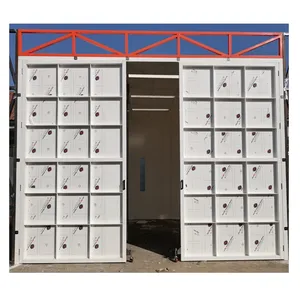 Large Parts Spraying Electrostatic Manual Powder Coating Booth with Cartridge filters