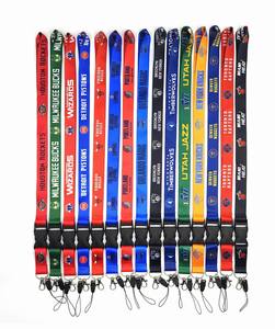 Lanière <span class=keywords><strong>de</strong></span> cou premium avec logo <span class=keywords><strong>de</strong></span> <span class=keywords><strong>basketball</strong></span>, porte-clés d'équipes <span class=keywords><strong>de</strong></span> football, sangle détachable pour téléphone portable et support d'appareil photo - Product Image 3