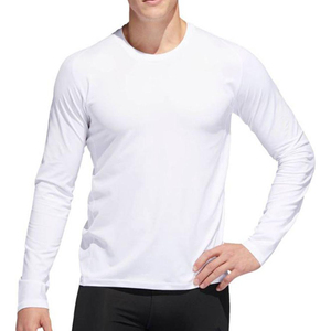 Camiseta de manga larga para hombre, ideal para viajes, con mezcla de algodón resistente a las arrugas, de secado rápido y diseño plegable. - Product Image 1