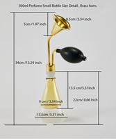 Diffuseur de parfum à prix réduit, distributeur de parfum en barre, atomiseur d'arômes, buse en laiton, flacon de parfum en verre pour présentation, pour magasin de parfums