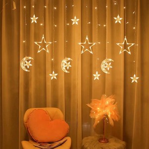 Guirlande lumineuse LED pour fenêtre, 120 LED, motif renne de Noël romantique, pour décoration intérieure et extérieure, chambre à coucher - Product Image 2