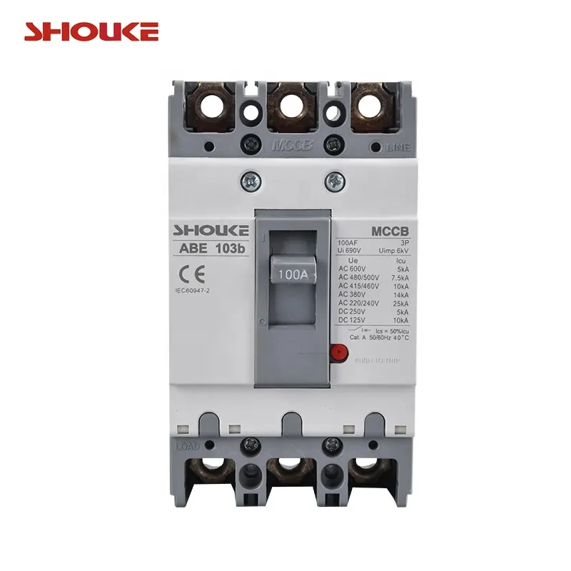 SKE Abe Abs 103b 3P Mccb Moulded Case Circuit Breaker