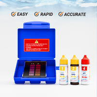 Kit de test d'eau pour piscine et spa, réactif liquide DPD, test de chlore libre, brome, pH 6,8-8,2, ensemble de réactifs pour l'analyse de la qualité de l'eau, OEM