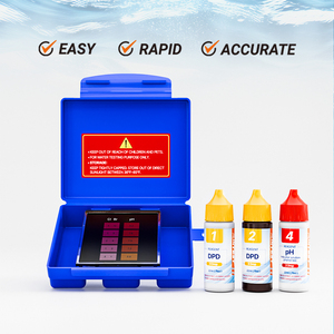 Kit de test d'eau pour piscine et <span class=keywords><strong>spa</strong></span>, réactif liquide DPD, test de chlore libre, <span class=keywords><strong>brome</strong></span>, pH 6,8-8,2, ensemble de réactifs pour l'analyse de la qualité de l'eau, OEM - Product Image 1