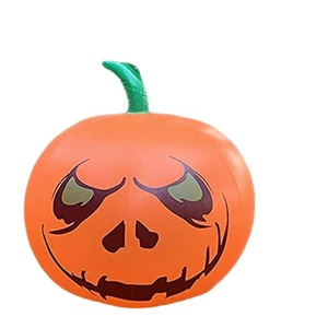 Inflatable Pumpkin Popo Ball Orange <b>Flash</b> <b>Light</b> Up For Kids Outdoor Halloween Decorations - Product Image 5