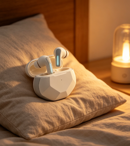 หูฟังไร้สายรุ่นใหม่ มินิ TWS แบบใส่ในหู สำหรับเล่นกีฬา พร้อมไฟ LED แสดงสถานะแบตเตอรี่ ชุบเคลือบผิว ระบบตัดเสียงรบกวน ANC มาตรฐานกันน้ำ IPX5 เวอร์ชั่น 5.3 - Product Image 2