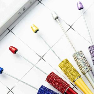 DIY Bead <b>Pen</b> Multi Color <b>Glitter</b> Ballpoint <b>Pen</b> Diamond Bead Gift <b>Pen</b> with Custom logo - Product Image 3