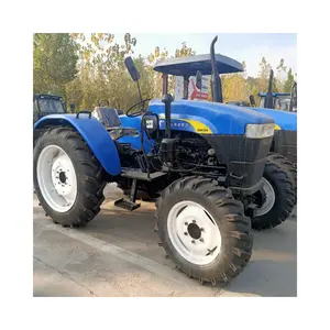 Exportación de fábrica usado New Holland tractor SNH554 55HP multifunción barato caminar tractor agrícola