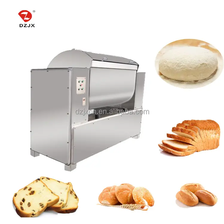 Stainless Steel 250Kg Pizza Dough Mixer Kneader Commercial Flour Dough Bread Baking Machine