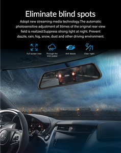 דאש מצלמה רכב <span class=keywords><strong>dvr</strong></span> מצלמת 1080p יצרן mirorr dashcam adas gps 4k wifi קדמי ואחורי חזרה כפול רכב עדשת מצלמות לרכב - Product Image 5