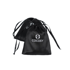 Bolsa de Satén Pequeña con Logotipo Personalizado, Bolsa de Regalo para Pelucas, Bolsa de Seda Grande con Cordón, Bolsas de Satén Personalizadas con Logotipo - Product Image 1