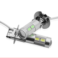 Bombillas LED H1 H3 6000K Blancas Súper Brillantes de Alta Potencia 10-SMD 5630 5730 para Faros Antiniebla de Coche, Luces de Conducción DRL, Lámpara Automotriz, Accesorios para Coche