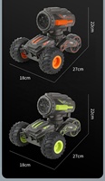 2024 électrique rotation déformation voiture jouets 2-en-1 Interchangeable jouet bulle pistolet hauts véhicule routier 360 degrés Rc bulle voiture