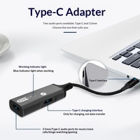 Ladekabel-Adapter für Typ-C 3,5mm Adapter für Gaming Live-Streaming Laden Typ-C zu 3,5mm Klinke Audio-Konverter