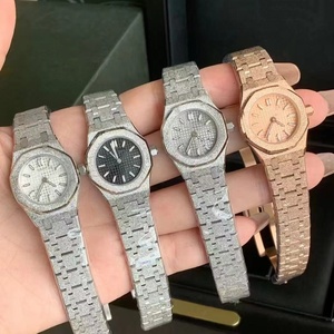 Đồng hồ thạch anh nữ 23mm bằng thép không gỉ được đánh bóng Mini Ladies Frost Clock Chất lượng hàng đầu - Product Image 3