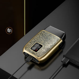 CITICITY IPX6 Waterproof Portable Bronze LCD Display Rechargeable Profesional Portable Shaver Electric Shavers for <b>Men</b> - Product Image 6