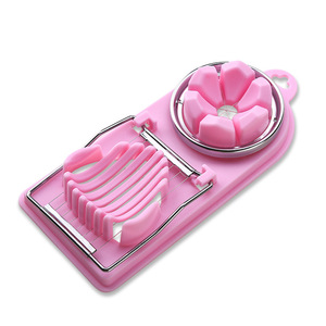 2 trong 1 tiện ích nhà bếp không gỉ Wedge Hình Luộc Trứng Cutter trứng <span class=keywords><strong>Slicer</strong></span> DIY dụng cụ nhà bếp - Product Image 6